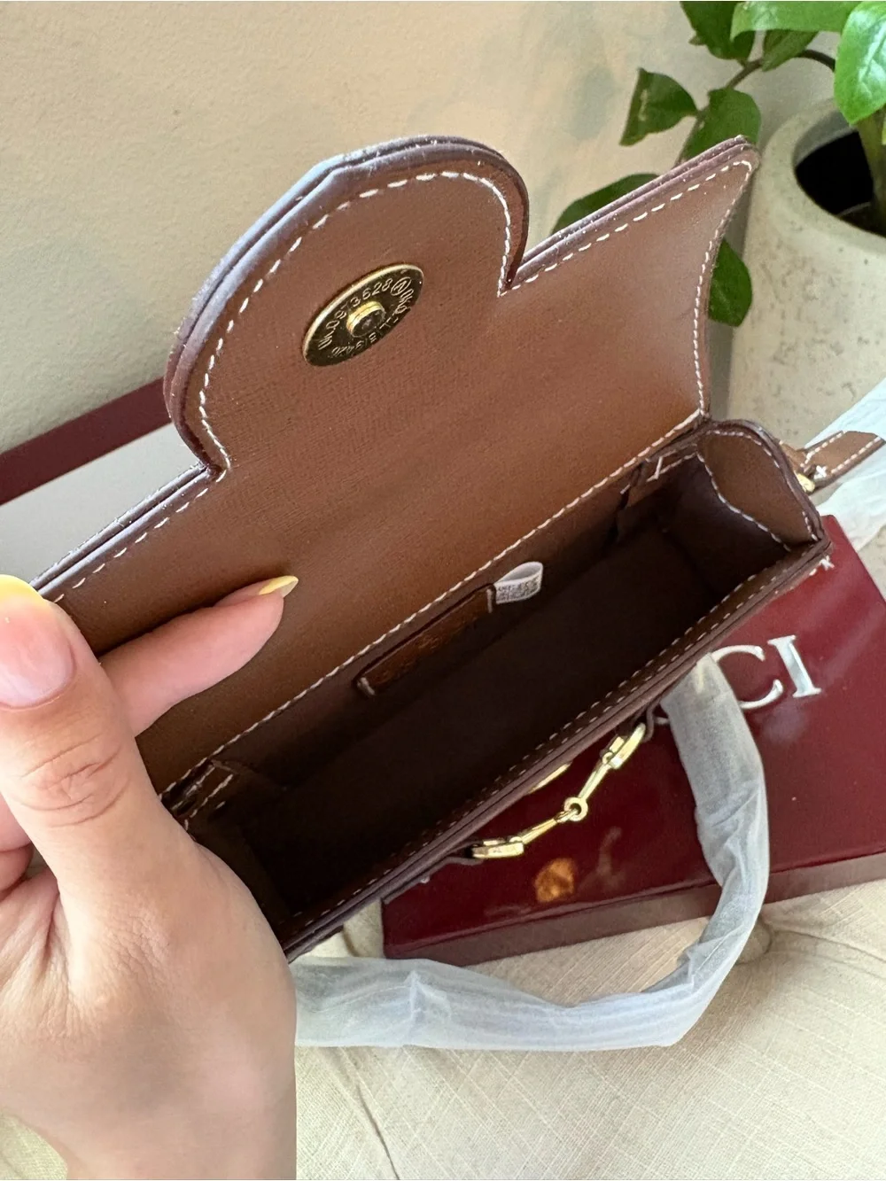 Brown GG Canvas Small Shoulder Bag